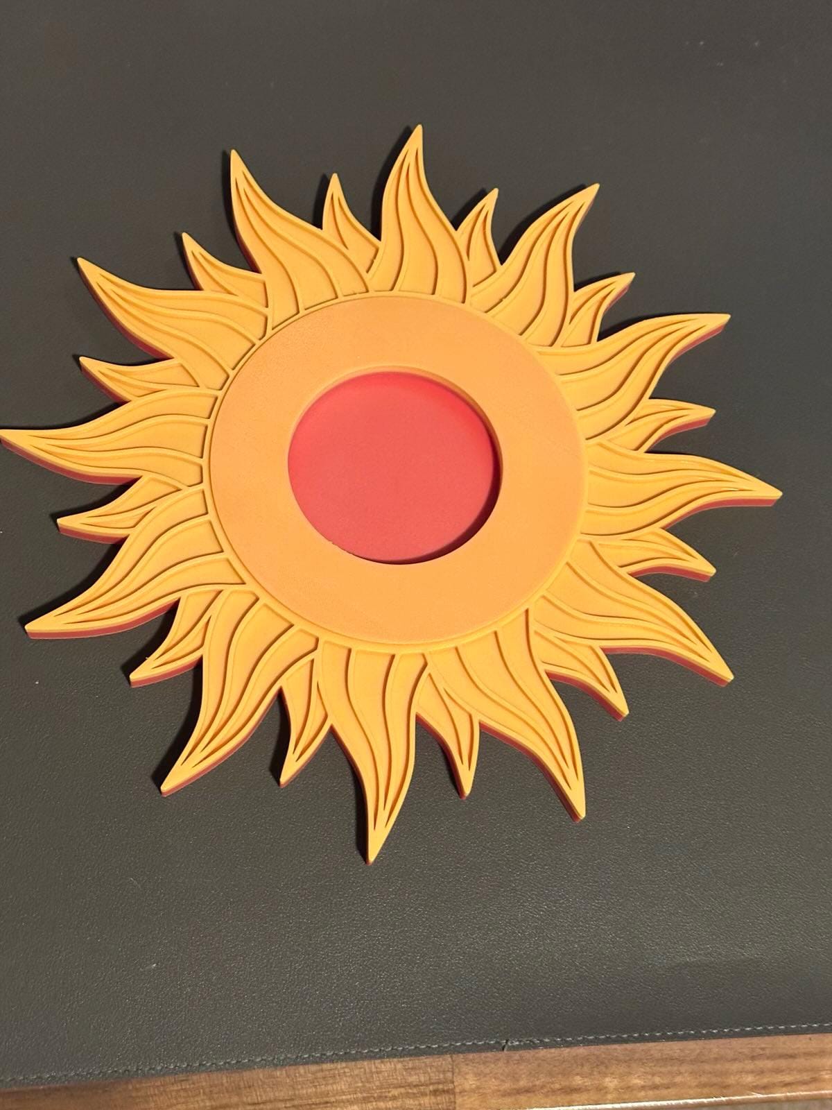 Montessori Birthday Sun Calendar - 3D Printed Learning Tool with 12 Month Tags & 4 Season Cards